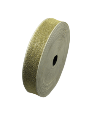 ELASTIC GOLDEN WHITE WOVEN