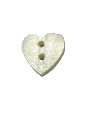 SHELL BUTTON HEART SHAPE 20 line